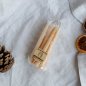 Preview: Mini Stäbchen Bienenwachskerzen 10er Set